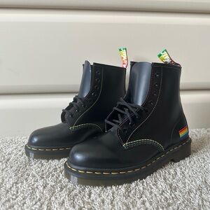 Dr. Martens 1460 Pride Smooth Leather Lace Up Boots